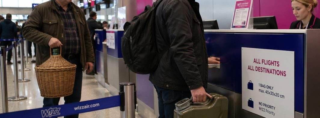 Wizz Air anunţă că nu scumpeşte biletele, dar le va cere pasagerilor câte 10 litri de kerosen la check-in