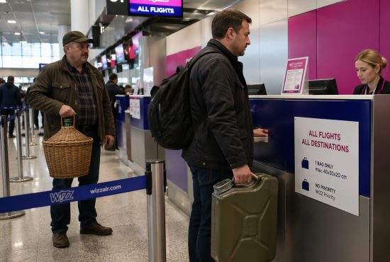 Wizz Air anunţă că nu scumpeşte biletele, dar le va cere pasagerilor câte 10 litri de kerosen la check-in