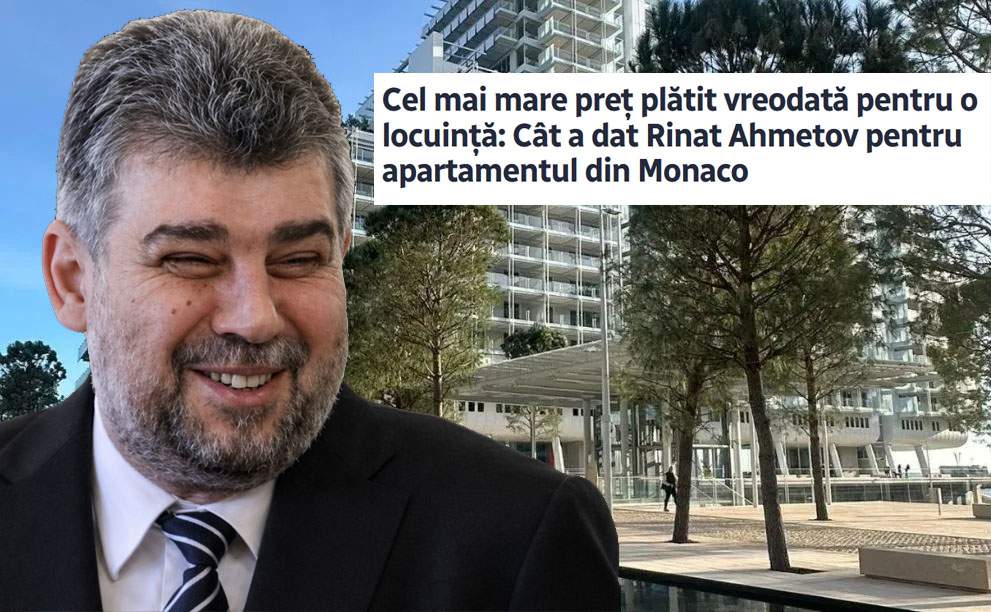 Ciolacu, după știrea că Ahmetov a cumpărat cea mai scumpă locuință din lume: „S-o credeți voi!”