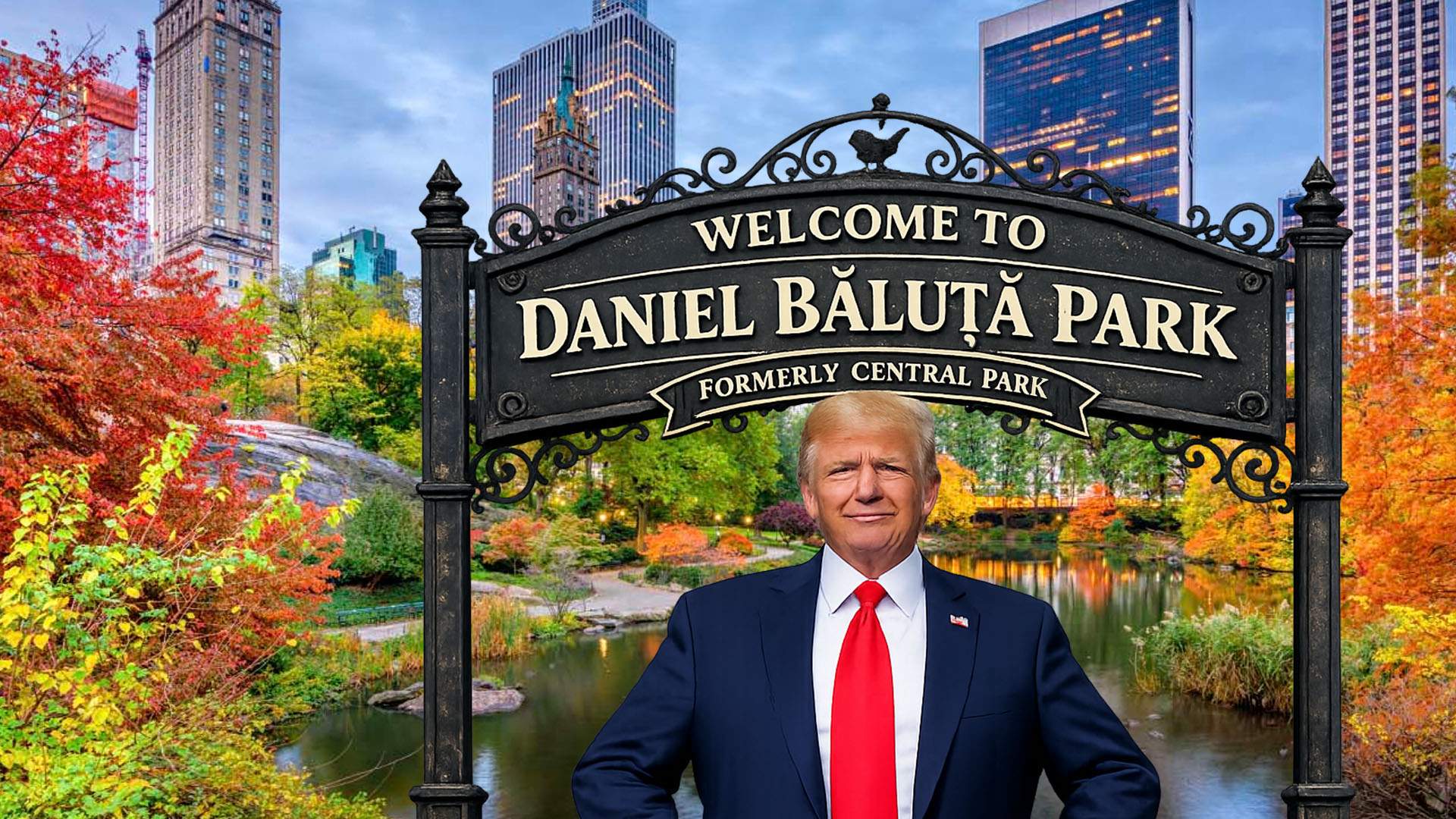 Trump își răsplătește prietenii. Celebrul Central Park din New York se va numi Daniel Băluță