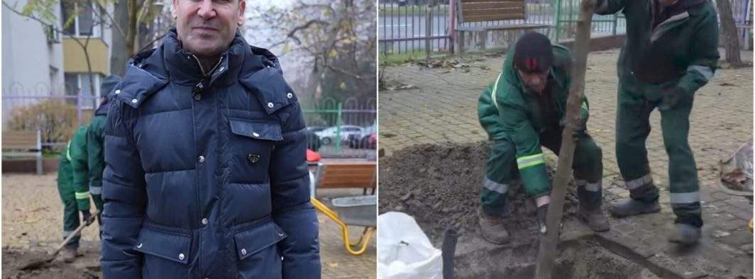 Negoiță a plantat un copac în Sectorul 3: Să aibă ce să taie și copiii mei!