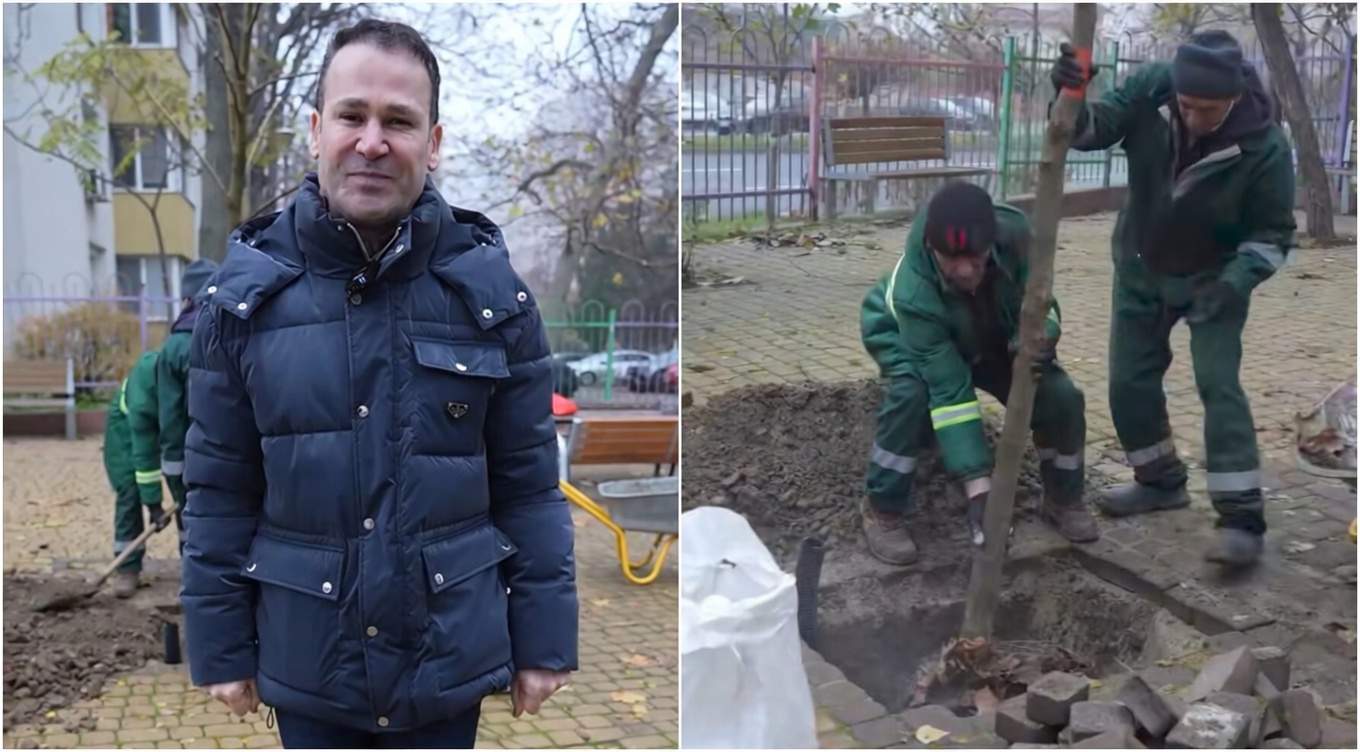 Negoiță a plantat un copac în Sectorul 3: Să aibă ce să taie și copiii mei!
