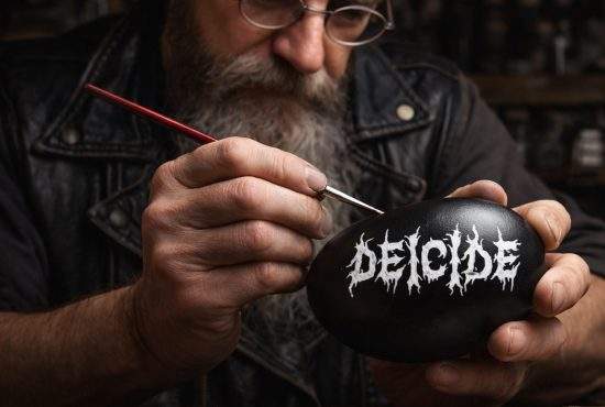 Tradiţii de Joia Mare! Rockerii fac ouă negre şi le încondeiază cu nume de trupe