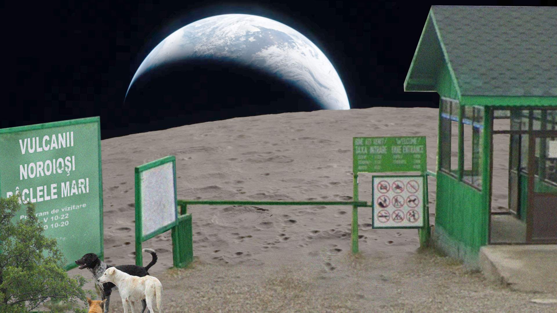 Accesul la Vulcanii Noroioşi, interzis până duminică. Iar face NASA poze de pe Lună