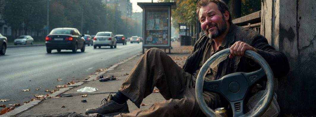 Tot mai mulți șoferi prinși beți pe trotuar, că nu-și mai permit să conducă mașina