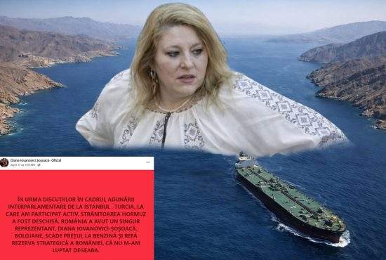 Șoșoacă s-a lăudat că a deschis strâmtoarea Ormuz, dar de fapt doar a lărgit-o