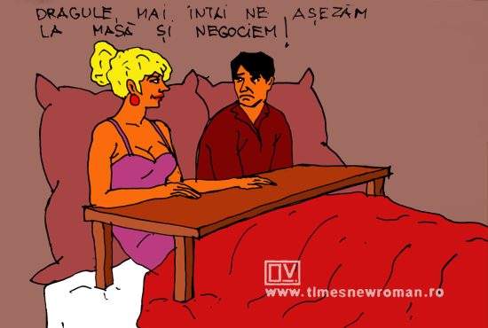 Cu masa în pat