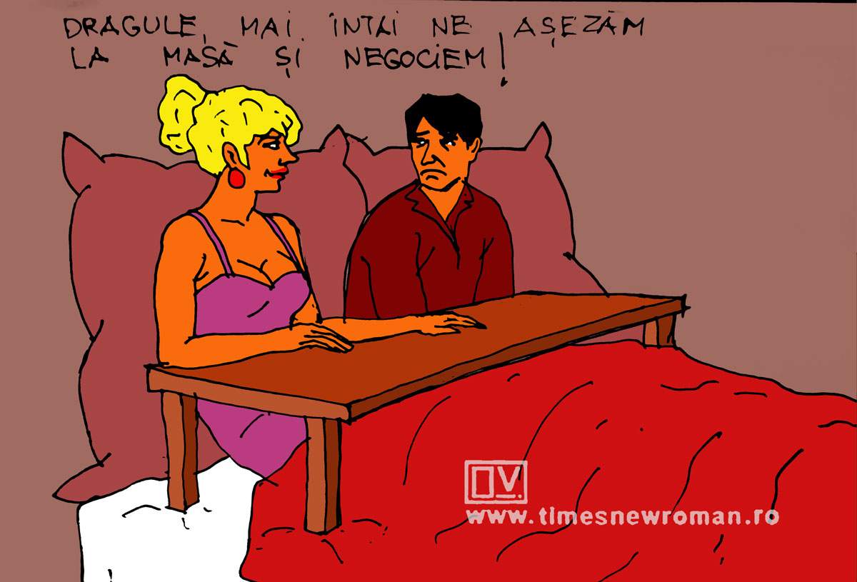 Cu masa în pat