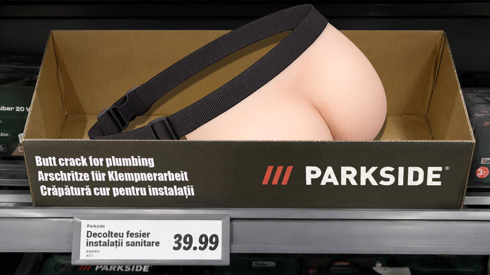 De ce să mai dai bani la instalatori? Lidl vinde crăpături de cur marca Parkside cu doar 39,99 lei