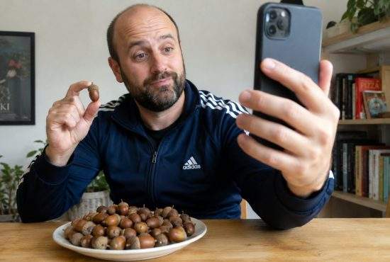 Uită de corcoduşe! Mii de români mănâncă ghinde după ce o veveriţă a fost virală pe TikTok