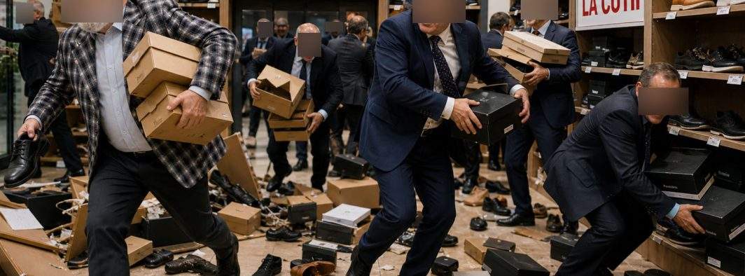 Magazinele de pantofi, luate cu asalt! Acum că e liber la furat, toată lumea caută cutii