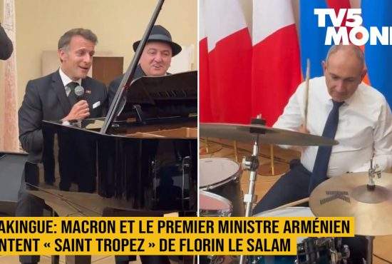 Ce nu s-a văzut la cina lui Macron cu premierul Armeniei! După „La Bohème” au dat-o pe manele