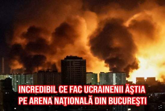 Video cu bombardamentul din Kiev, pus pe Tiktok cu titlul „Ce fac ucrainenii pe Arena Naţională!”