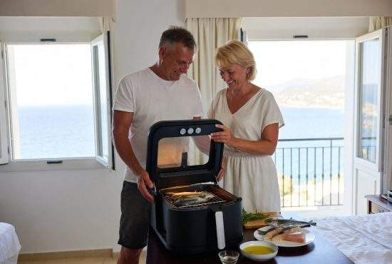 Gata cu turiștii români care iau oala de ciorbă cu ei în Grecia! Acum vin cu Airfryer!