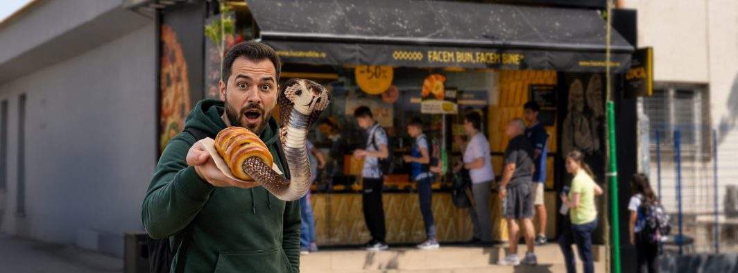 Senzaţii extreme! Luca lansează cobridogul, care în loc de cârnat are o cobră
