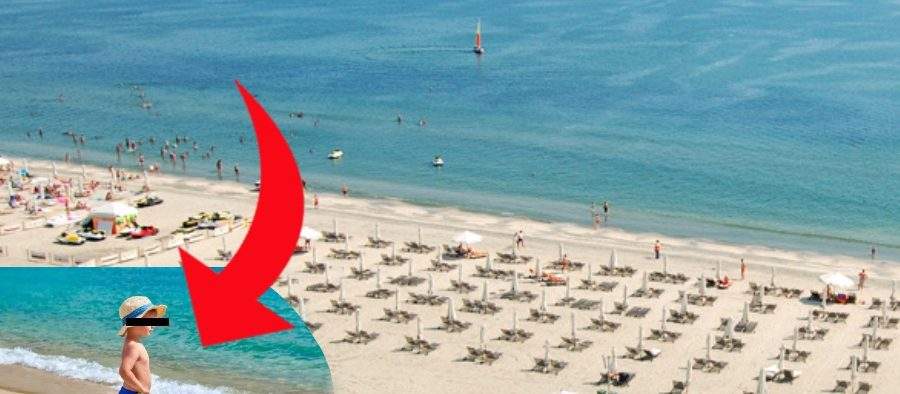 Un copil nesupravegheat a extins plaja din Mamaia cu încă 300 de metri