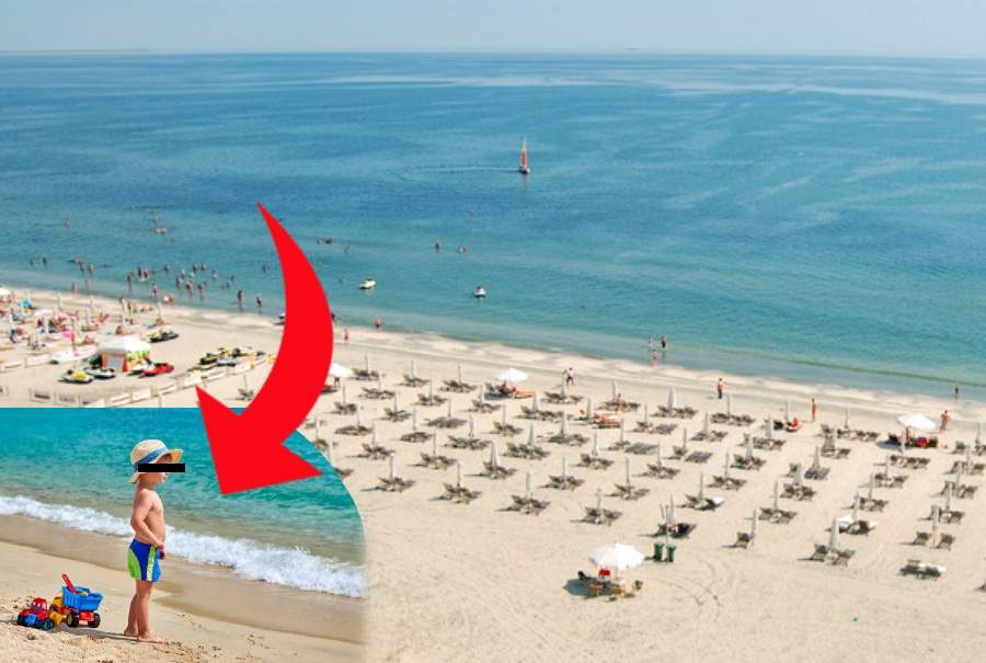 Un copil nesupravegheat a extins plaja din Mamaia cu încă 300 de metri