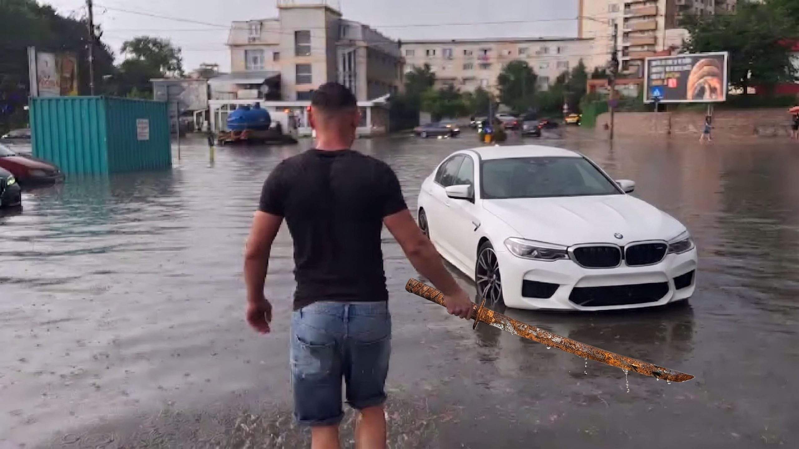 Mii de craioveni se plâng că le-au ruginit săbiile din cauza inundațiilor constante din oraș