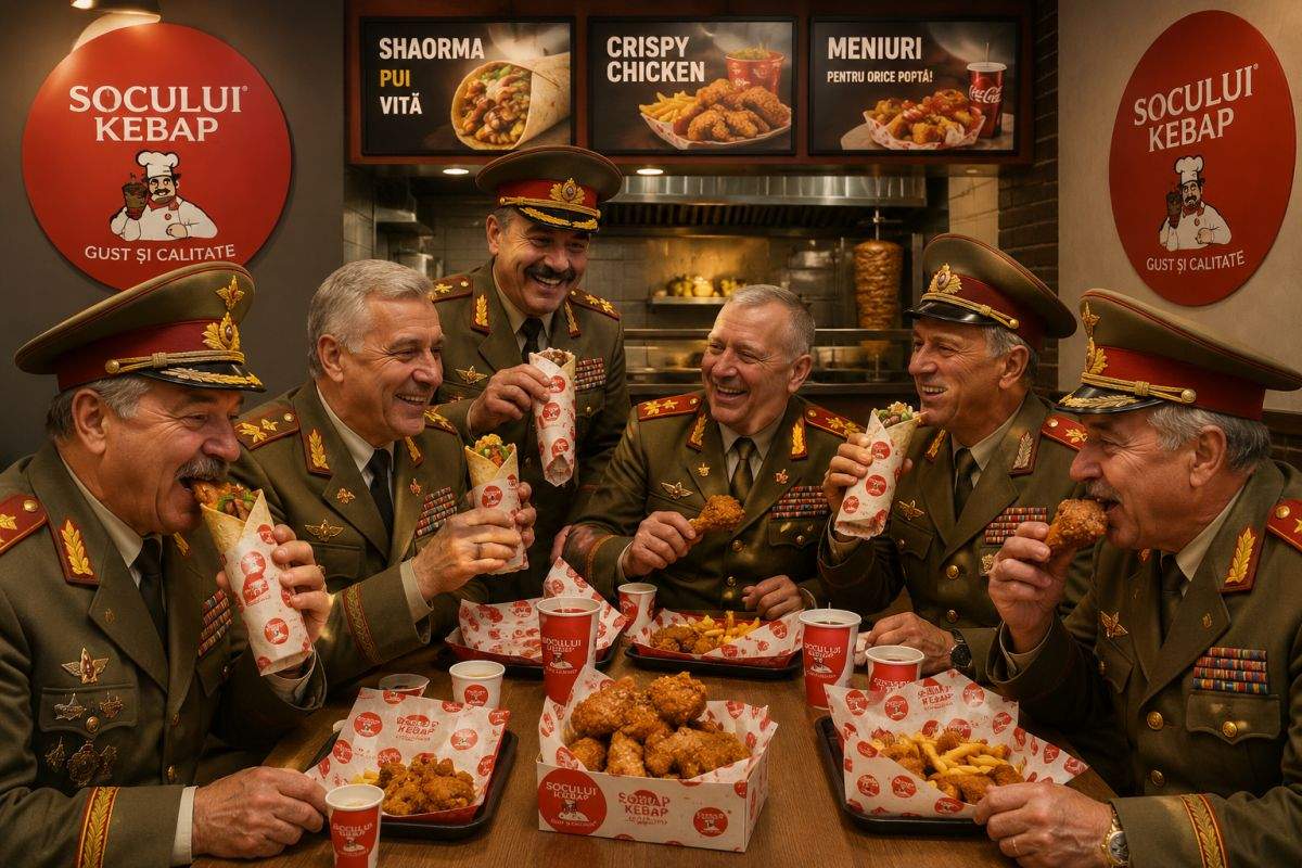 Socului Kebap, contract de 174 de milioane € din SAFE pentru hrănirea generalilor români