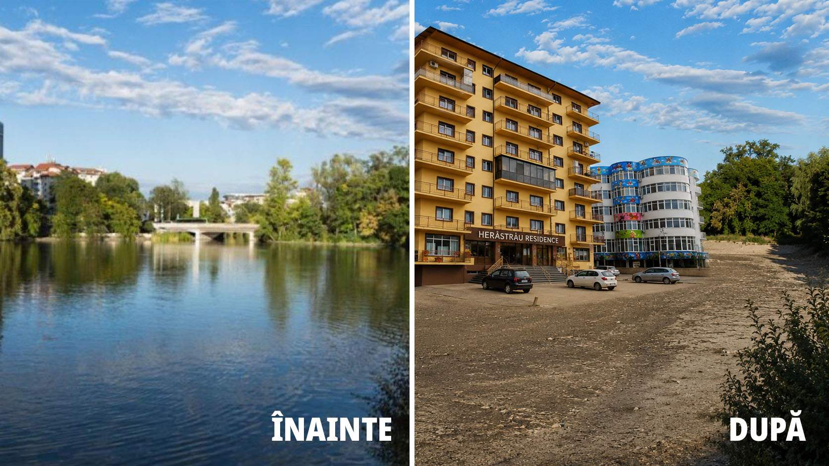 A început golirea lacului de pe amplasamentul viitorului Herăstrău Residence