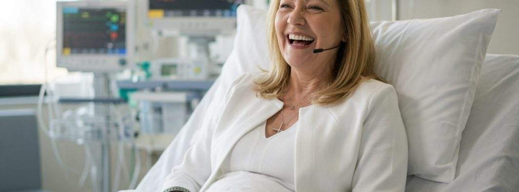 Elena Lasconi, dusă de urgență la spital după ce a râs și cu curul