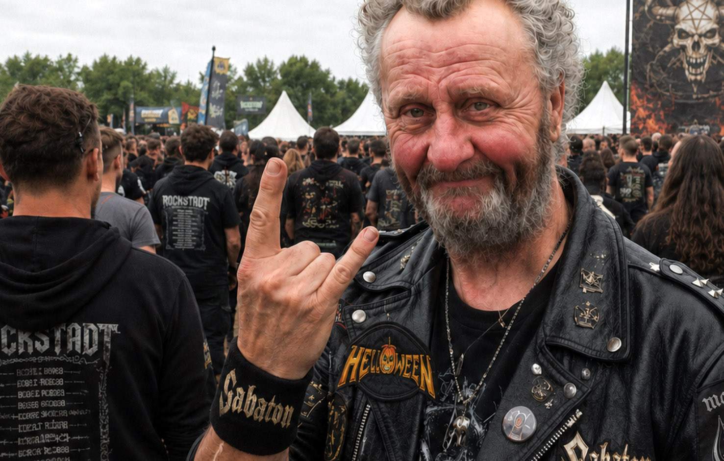 Nea Costel e cel mai mare fan Rockstadt Extreme Fest: „E sub 10 lei berea!”