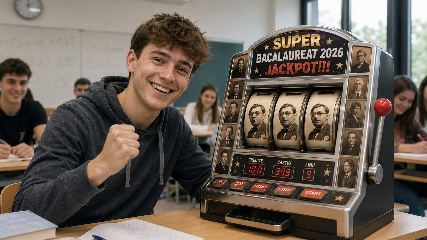 Noul examen BAC by Superbet: bagi bani şi tragi de manetă până pică subiectul pe care îl ştii