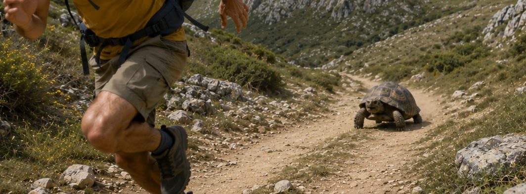 Nu doar urşii sunt periculoşi! Turist ardelean, atacat fulgerător de o ţestoasă în Munţii Dobrogei