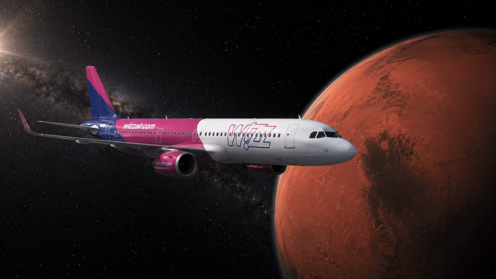 Parteneriatul cu Musk se extinde. După internet prin Starlink, WizzAir va oferi şi zboruri pe Marte
