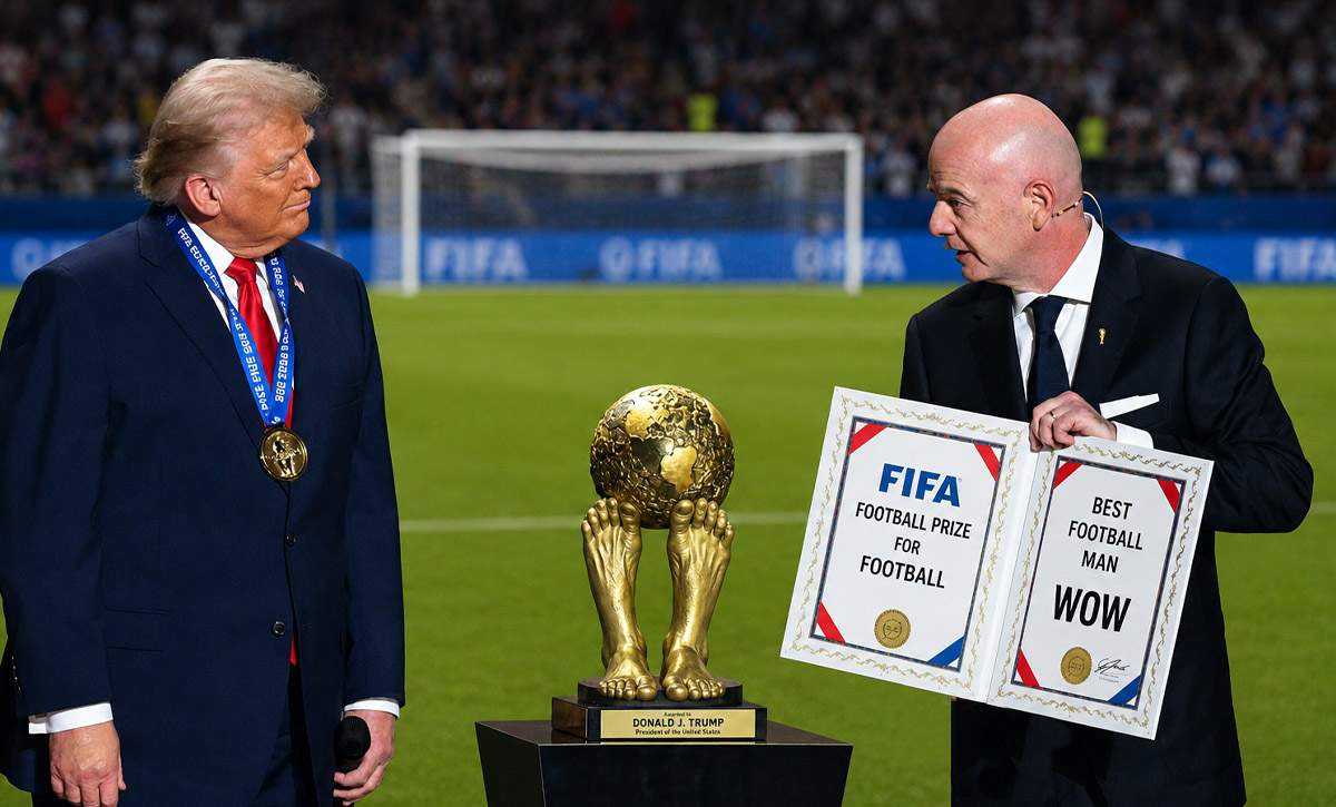 Ca să nu mai fie supărat că a pierdut Cupa Mondială, Trump va primi Premiul FIFA pentru Fotbal