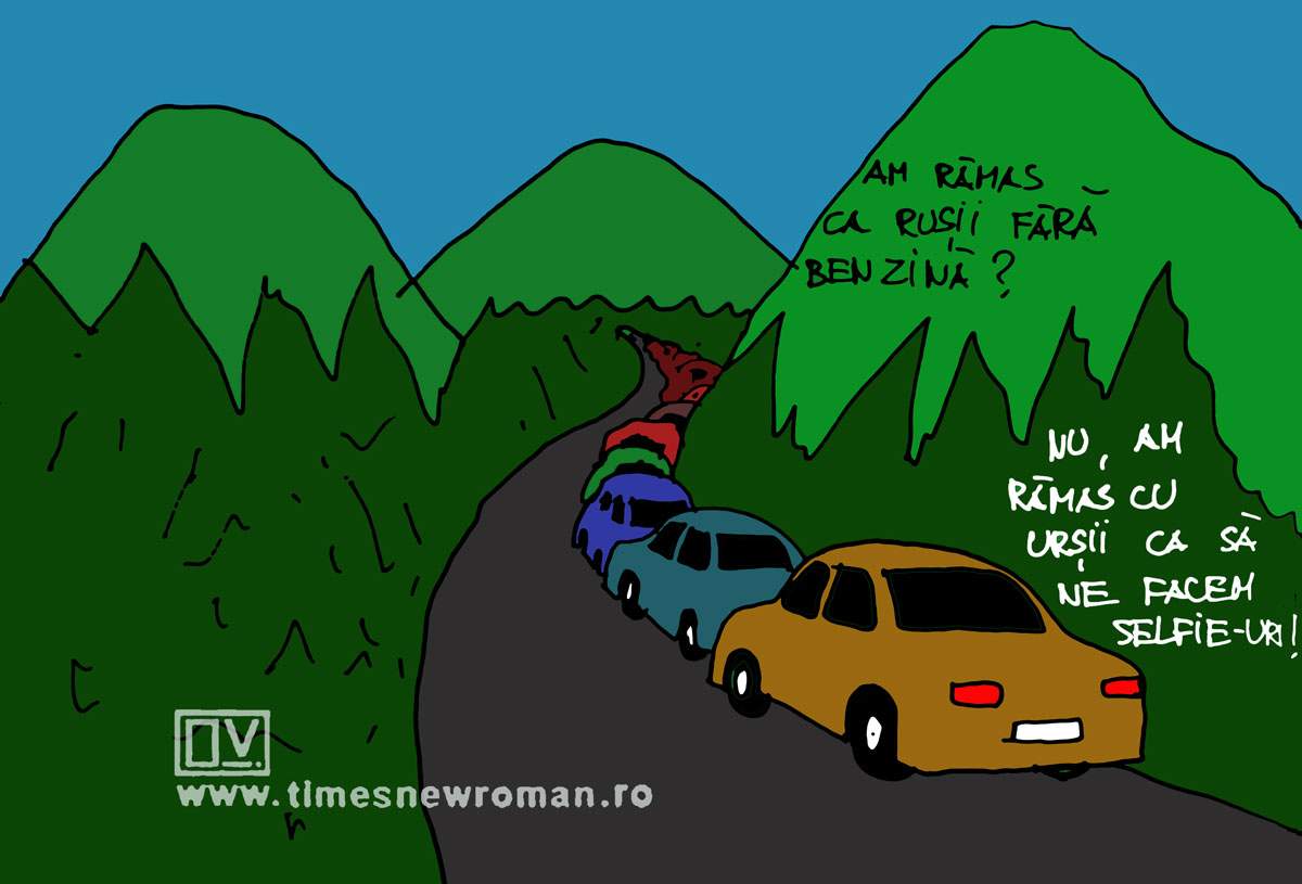 Coadă la urși ca la ruși