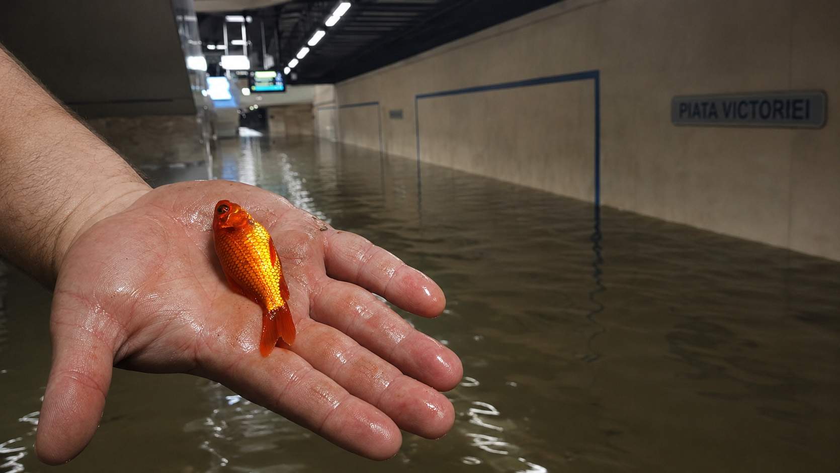 Specie rară de caras de metrou, ameninţată cu dispariţia după golirea staţiei Victoriei 2