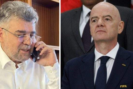 Inspirat de Trump, Ciolacu l-a sunat şi el pe Infantino să îi ceară notă de trecere la BAC