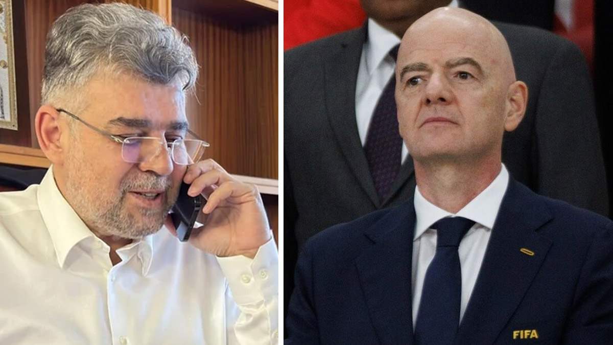 Inspirat de Trump, Ciolacu l-a sunat şi el pe Infantino să îi ceară notă de trecere la BAC