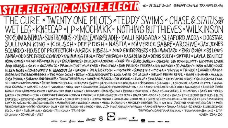 Electric Castle, 16-19 iulie 2026