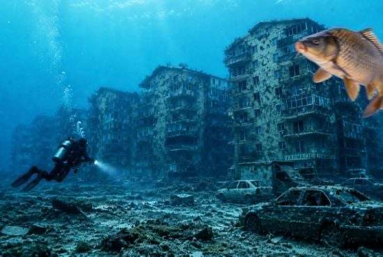 Dezamăgire! Cercetătorii credeau că au găsit Atlantida, dar era doar Militari Residence după ploaie
