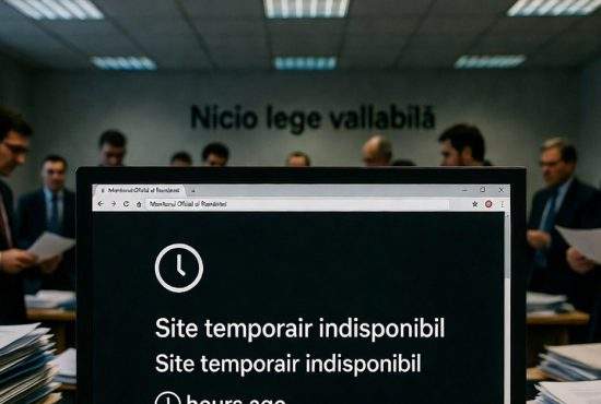 A căzut site-ul Monitorul Oficial: două ore nu mai e nici o lege valabilă