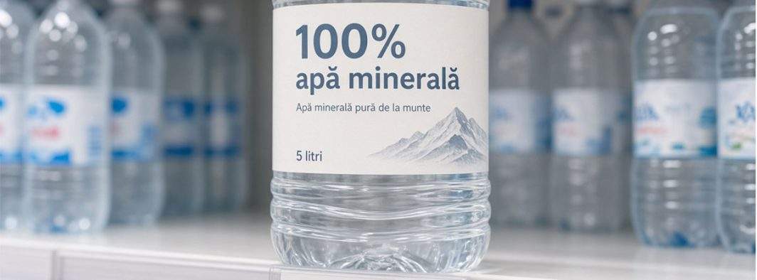 Apa minerală la 5 litri s-a făcut 50 de lei, din cauza debitului scăzut al Dunării