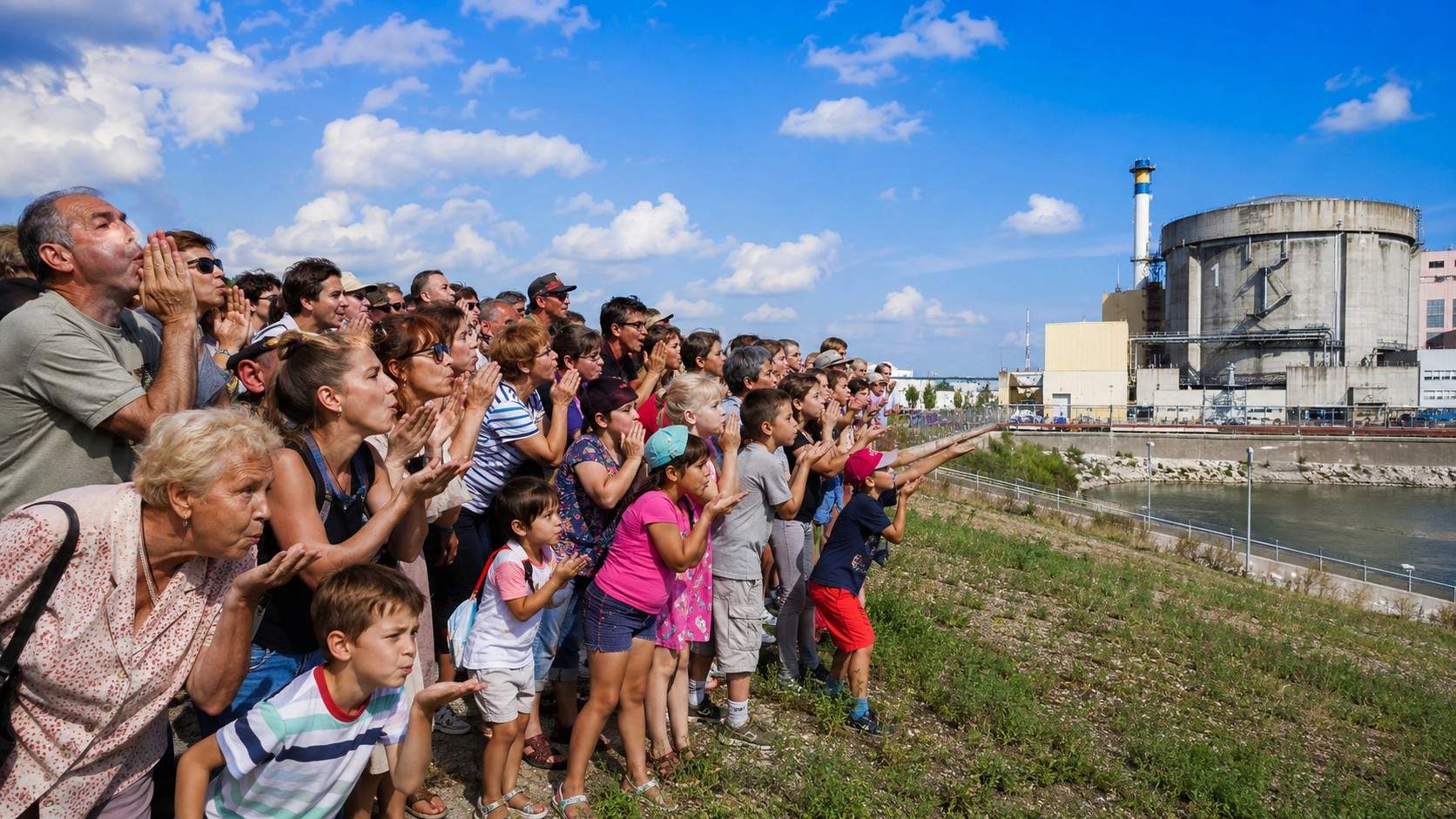 Muncă patriotică pentru răcirea centralei de la Cernavodă! Suntem chemați să suflăm în reactor