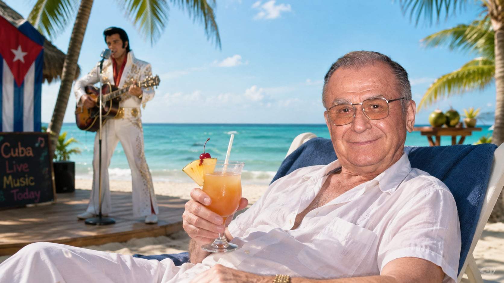 Aniversare! Elvis i-a cântat lui Iliescu la un an de când a ajuns în Cuba