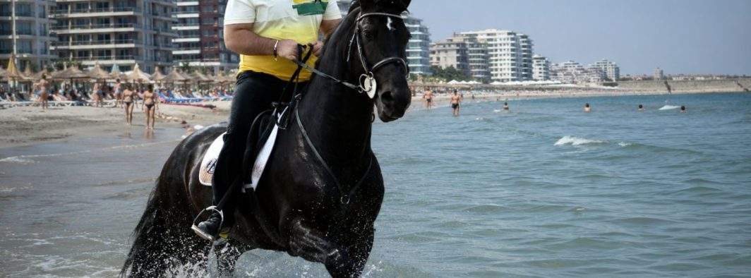 Barosan adevărat! Aflat la mare, Nuţu Cămătaru intră în apă călare, ca să nu se ude