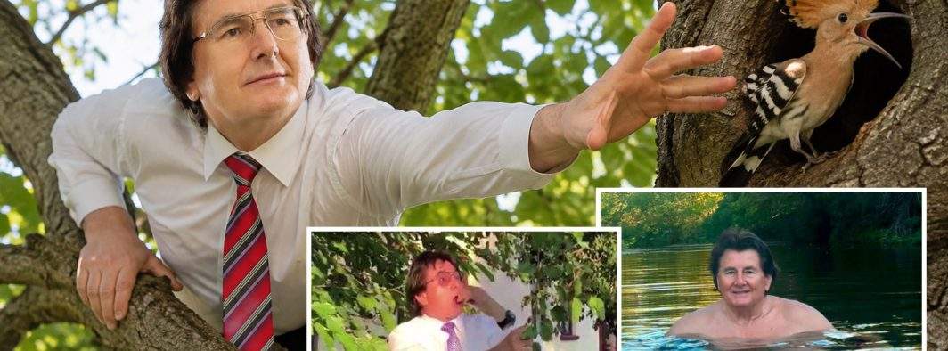 După ce a mâncat dude şi s-a scăldat, Nicolae Robu a încercat să fure o pupăză dintr-un tei