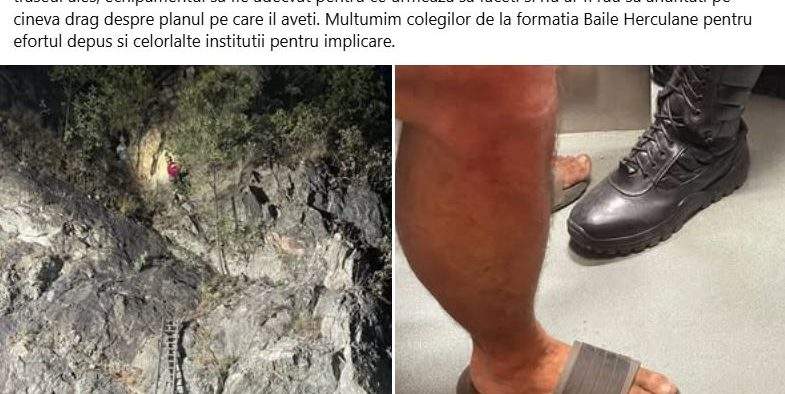 Cocalarii au asaltat Salvamont după postarea cu turistul în șlapi: „Ce model de șlapi avea?”
