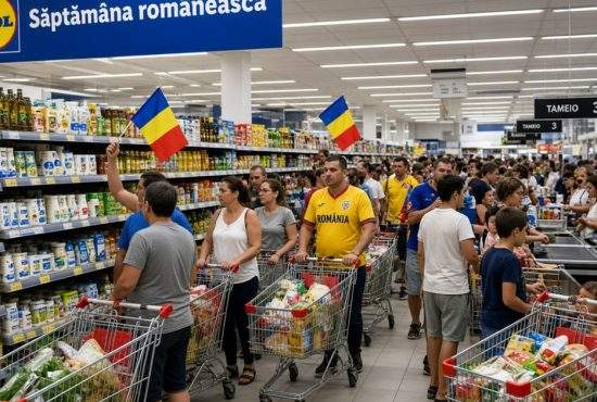 Săptămâna românească la Lidl în Grecia. Nu sunt produse românești, ci doar clienți din România