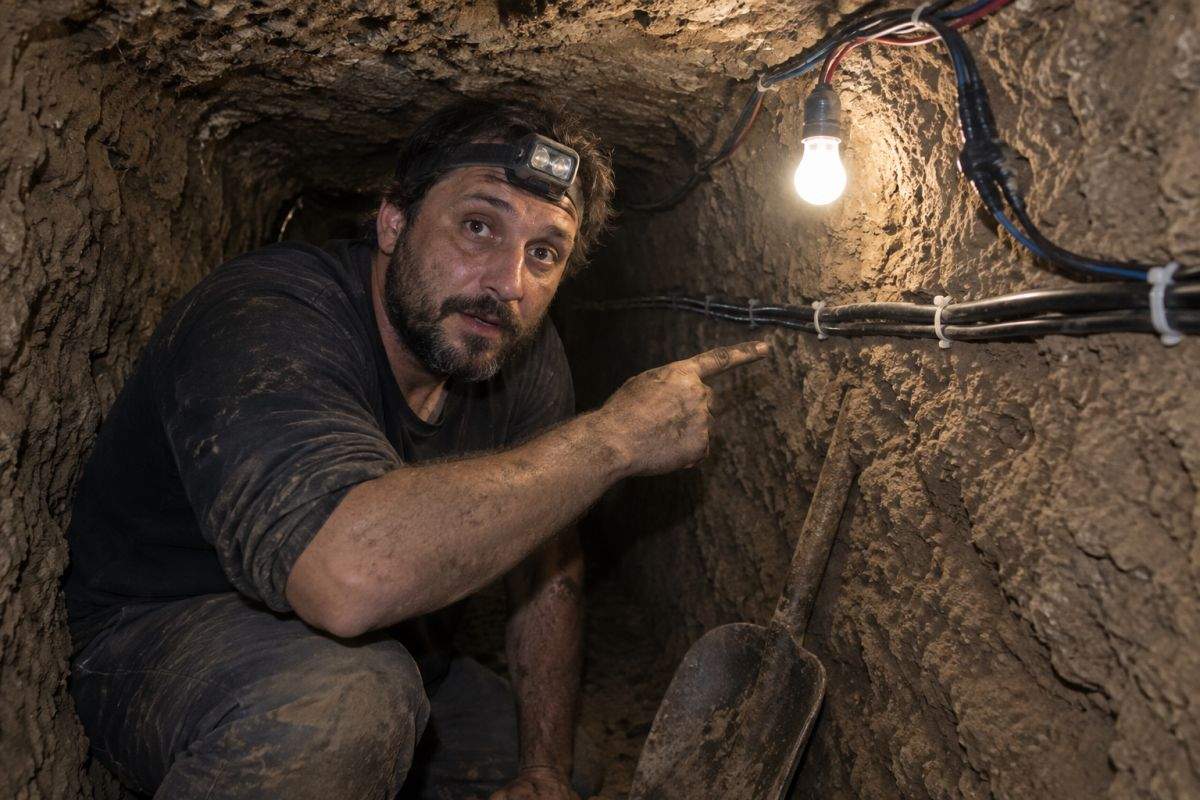 Un român trage curent de la bulgari prin tunelul prin care sustrăgea mâncare de la all inclusive