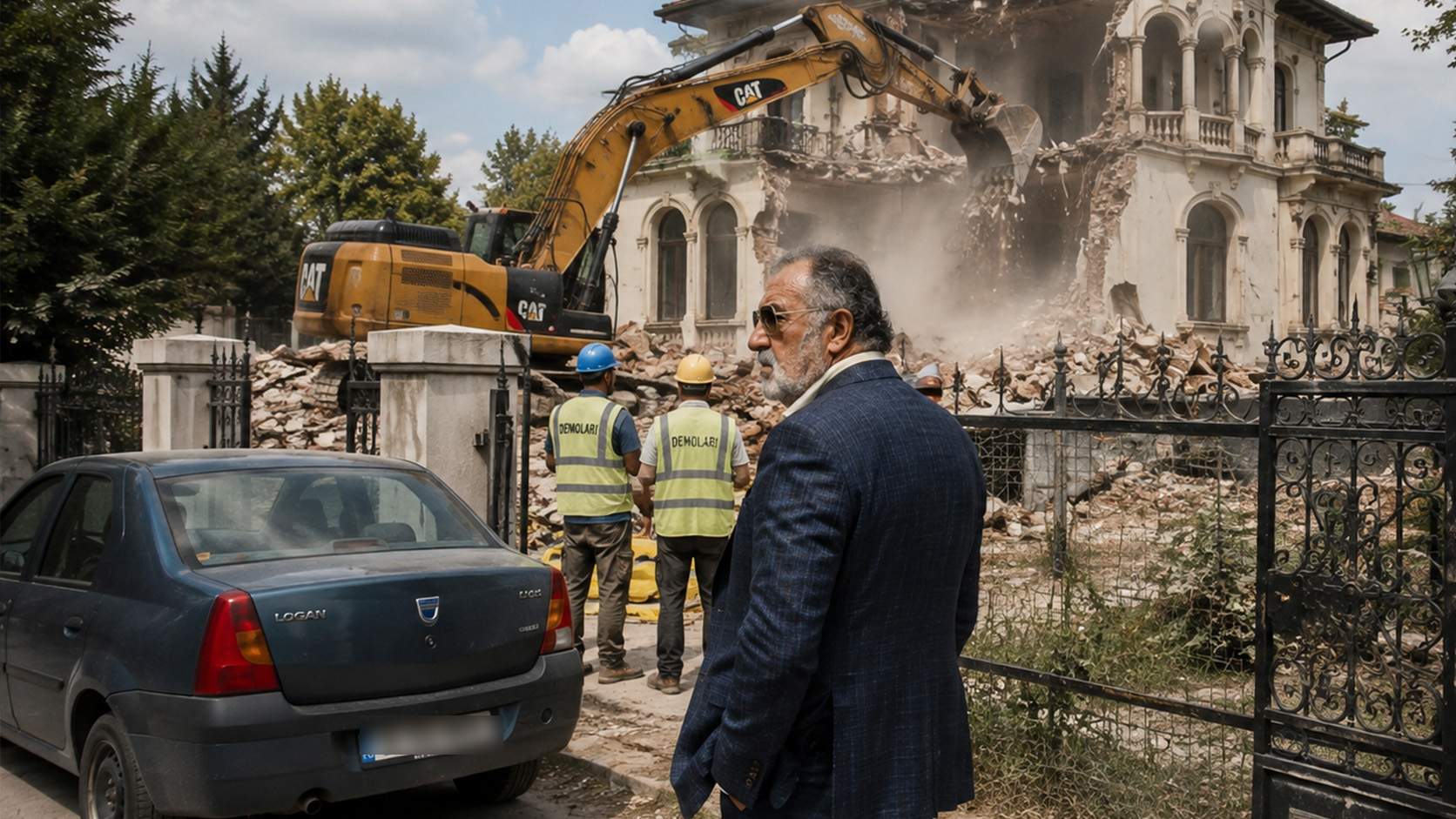 Ţiriac, nevoit să dărâme vila fiului său după ce un sărac şi-a parcat Loganul în faţa ei