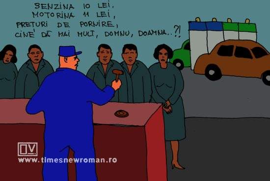 Licitație la pompă