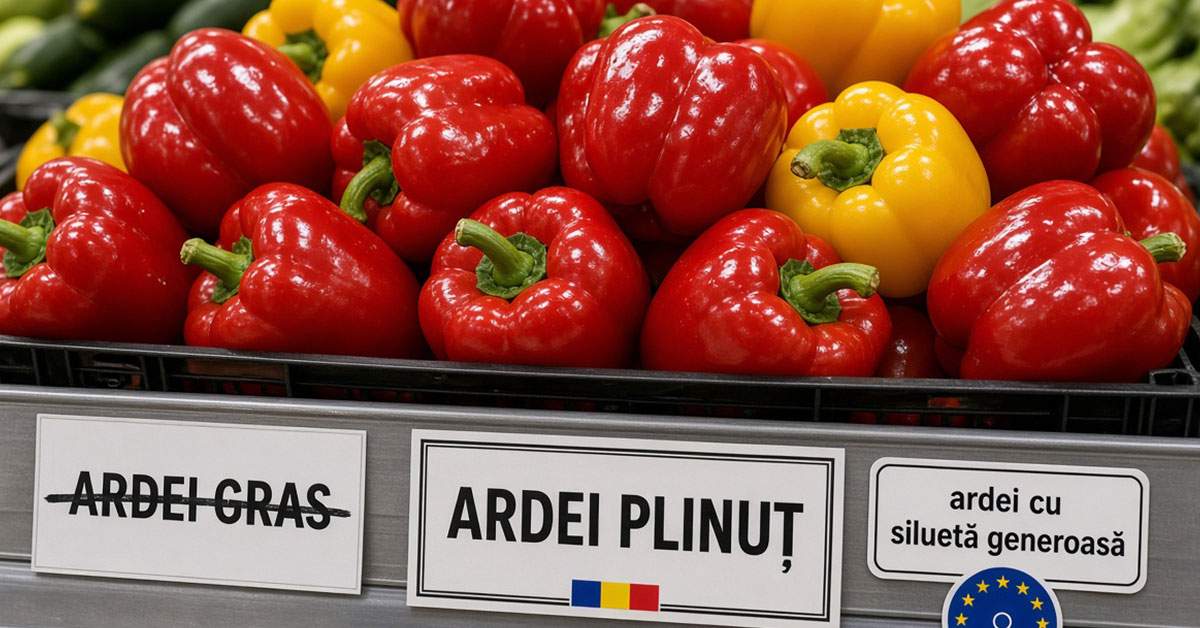 De acum încolo va trebui să zicem ardei plinuț, nu ardei gras, ca să nu jignim
