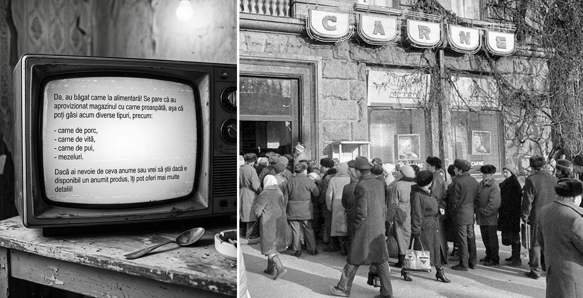 Cozile din comunism, provocate de bunicul lui ChatGPT, care minţea din când în când că s-a băgat carne