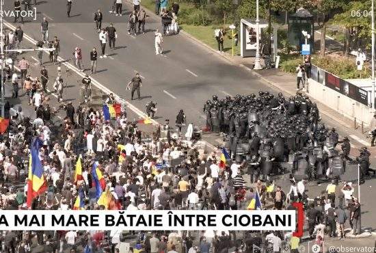Record la Victoriei. A fost cea mai mare bătaie între ciobani, unii în civil, ceilalți în uniforma Jandarmeriei